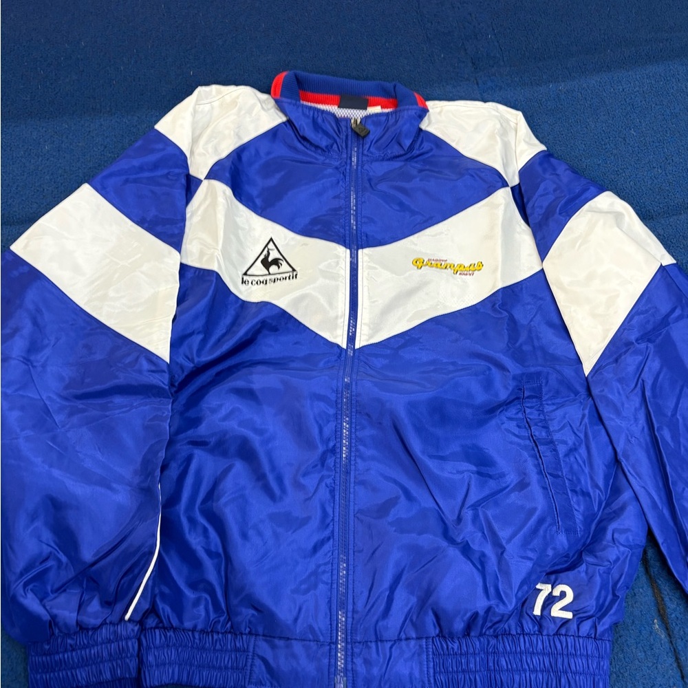 Vintage Nagoya Grampus Eight Blue Windbreaker Jacket